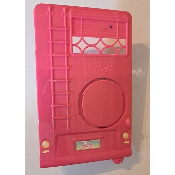 Barbie Glam Pop Up Camper Van RV 2014 Replacement Part Kitchen Back Door Pink - Picture 3 of 3